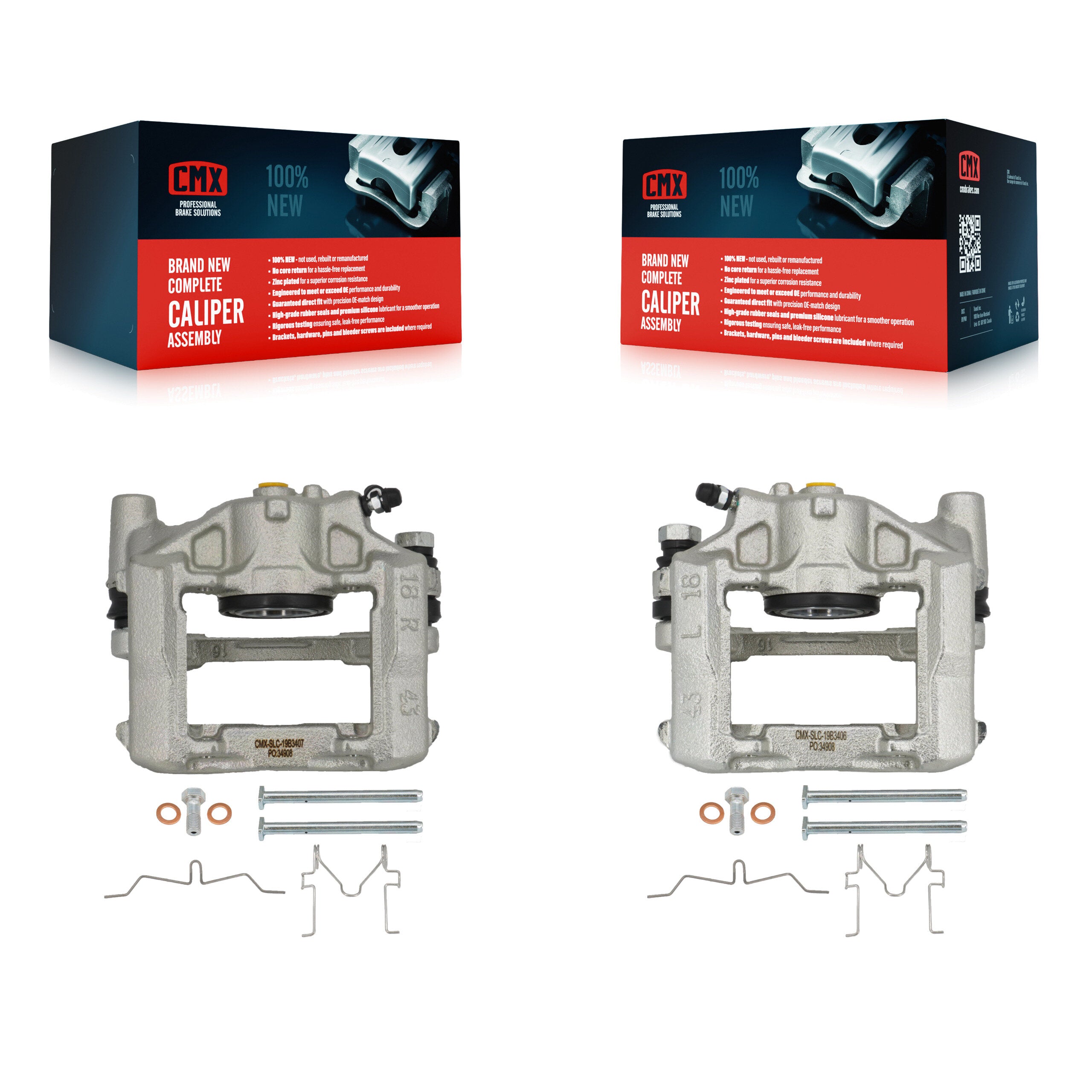 Rear Disc Brake Caliper Left Right Side (Driver Passenger) Kit For Lexus IS250 GS300 KBC-100319
