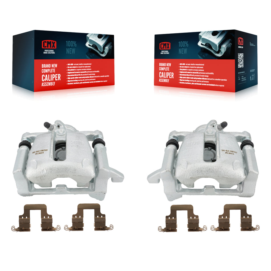 Rear Disc Brake Caliper Assembly Left Right Side (Driver Passenger) Kit For Audi Q5 A4 Quattro A5 KBC-100330