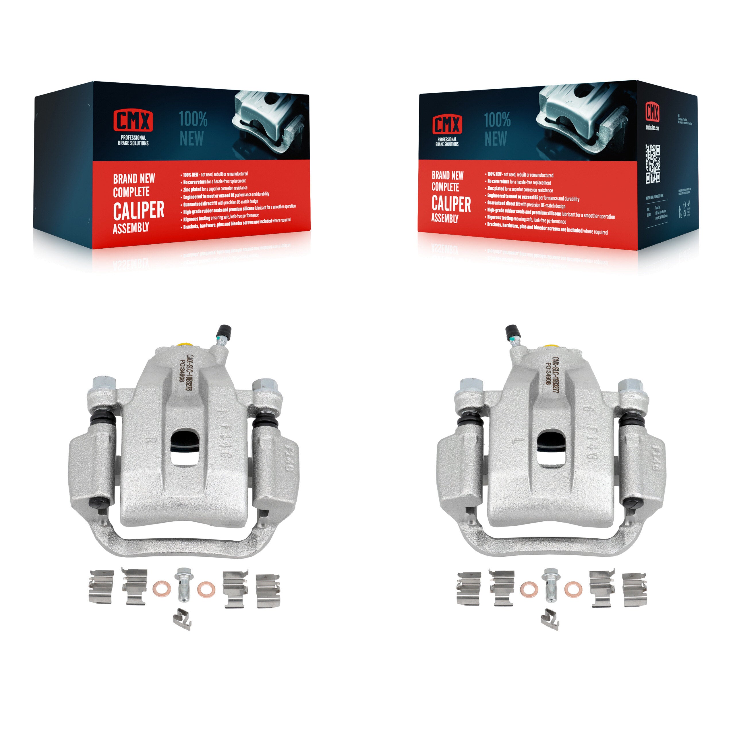 Rear Disc Brake Caliper Left Right Side (Driver Passenger) Kit For Toyota Tundra Sequoia KBC-100344