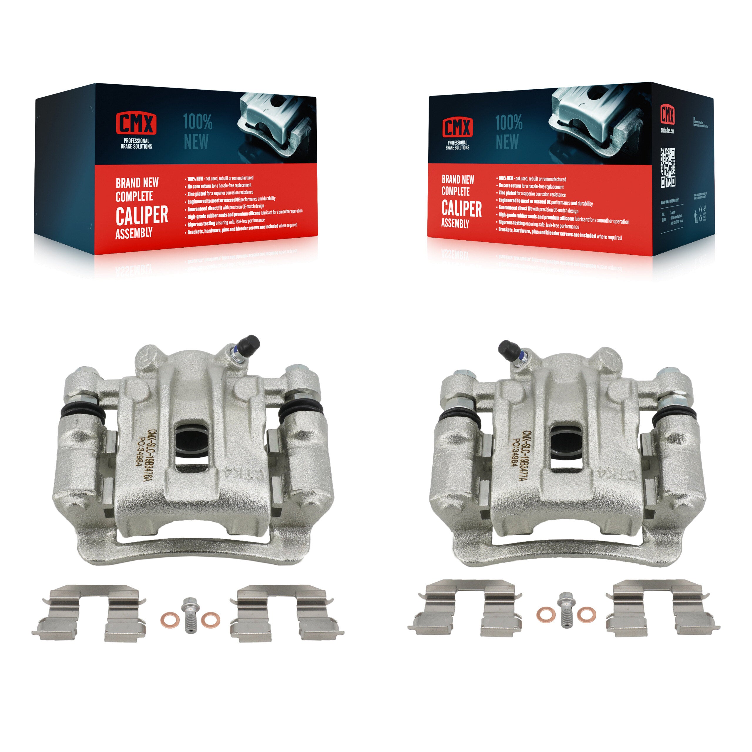 Rear Disc Brake Caliper Left Right Side Kit For 2009-2012 Hyundai Elantra Hatchback KBC-100346
