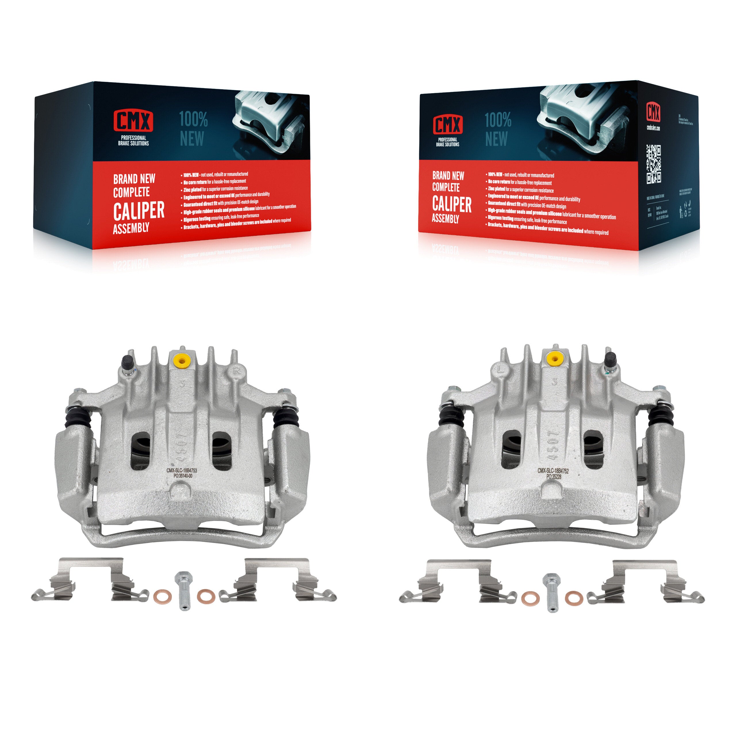 Rear Brake Caliper Left Right Side Kit For 2000 Ford Excursion With Forward Mount KBC-100361