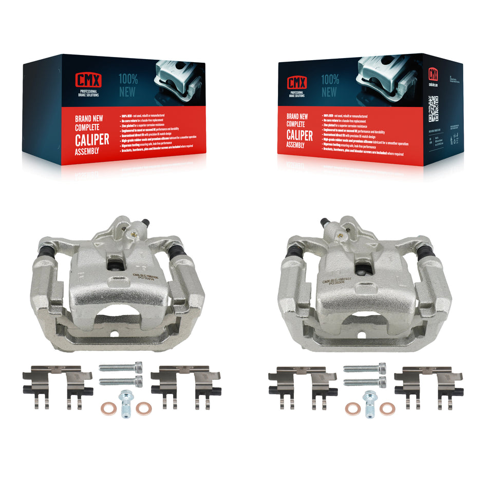 Rear Disc Brake Caliper Left Right Side (Driver Passenger) Kit For 2016-2022 Mazda CX-5 KBC-100363