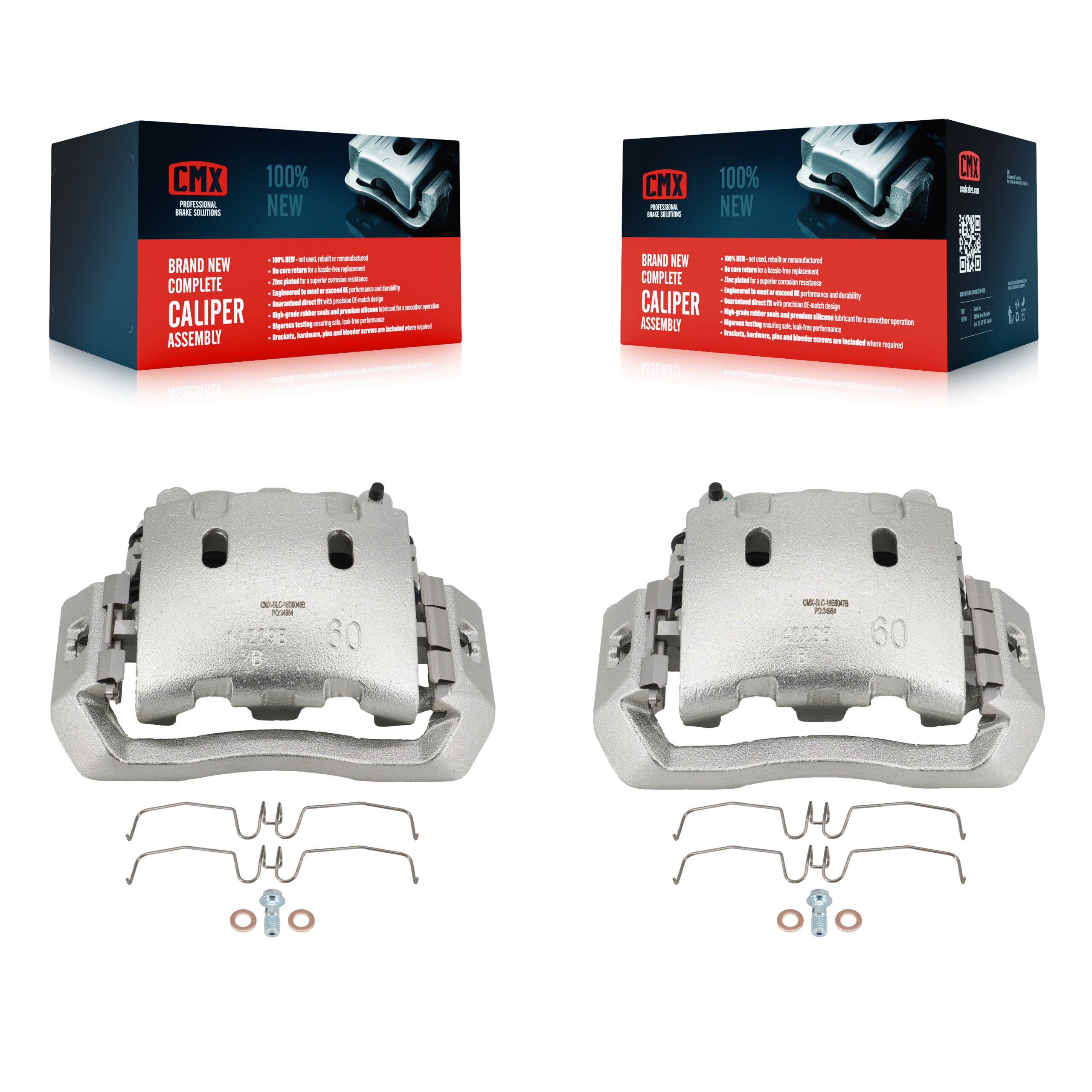 Rear Disc Brake Caliper Kit For Ford F-450 Super Duty F-550 International LCF CF500 CF600 KBC-100366