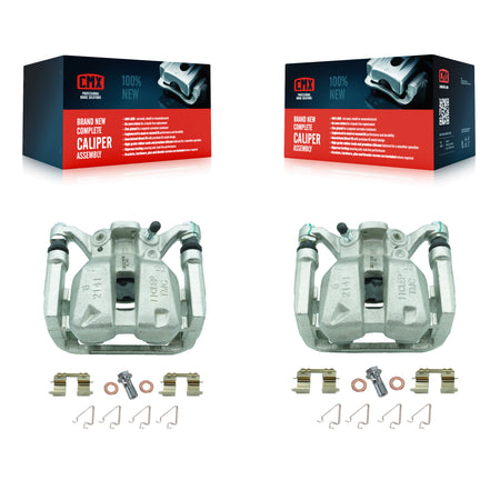 Rear Disc Brake Caliper Left Right Side (Driver Passenger) Kit For 2017-2022 Honda CR-V KBC-100373