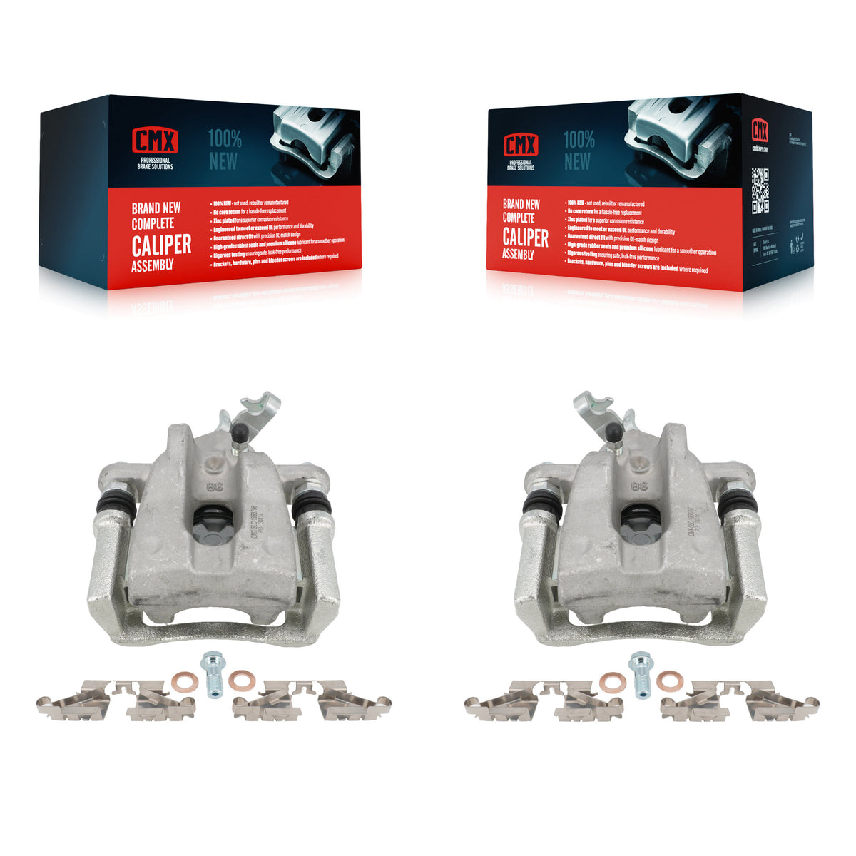 Rear Brake Caliper Left Right Driver Passenger Kit For Toyota Corolla Matrix Pontiac Vibe KBC-100376