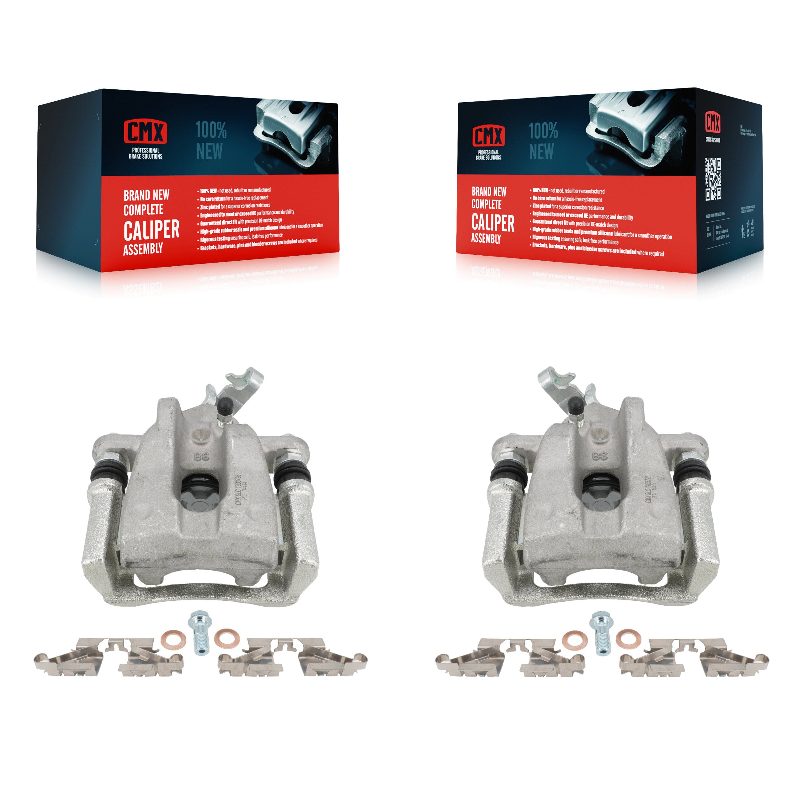 Rear Brake Caliper Left Right Driver Passenger Kit For Toyota Corolla Matrix Pontiac Vibe KBC-100376