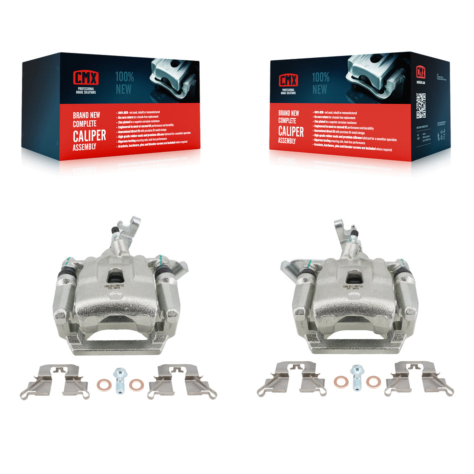 Rear Disc Brake Caliper Left Right Side (Driver Passenger) Kit For 2013-2015 Mazda CX-5 KBC-100391