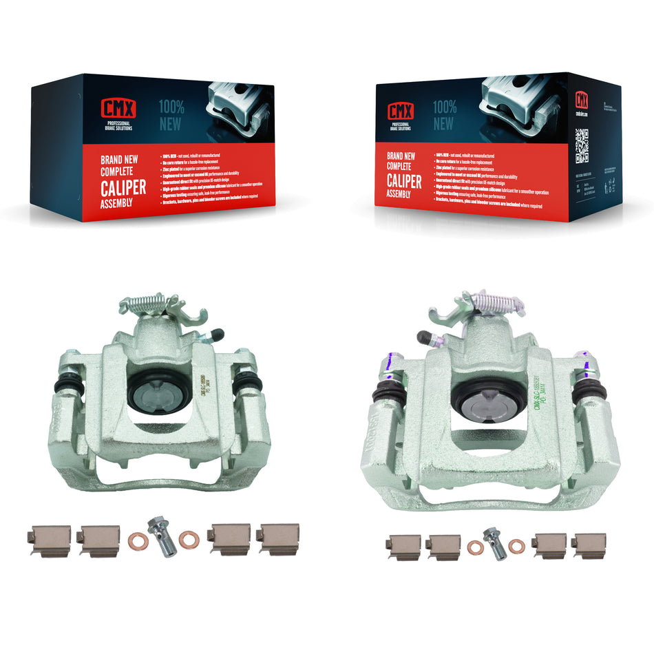 Rear Disc Brake Caliper Assembly Left Right Side (Driver Passenger) Kit For Dodge Grand Caravan Chrysler Town & Country Volkswagen Routan Ram C/V KBC-100410