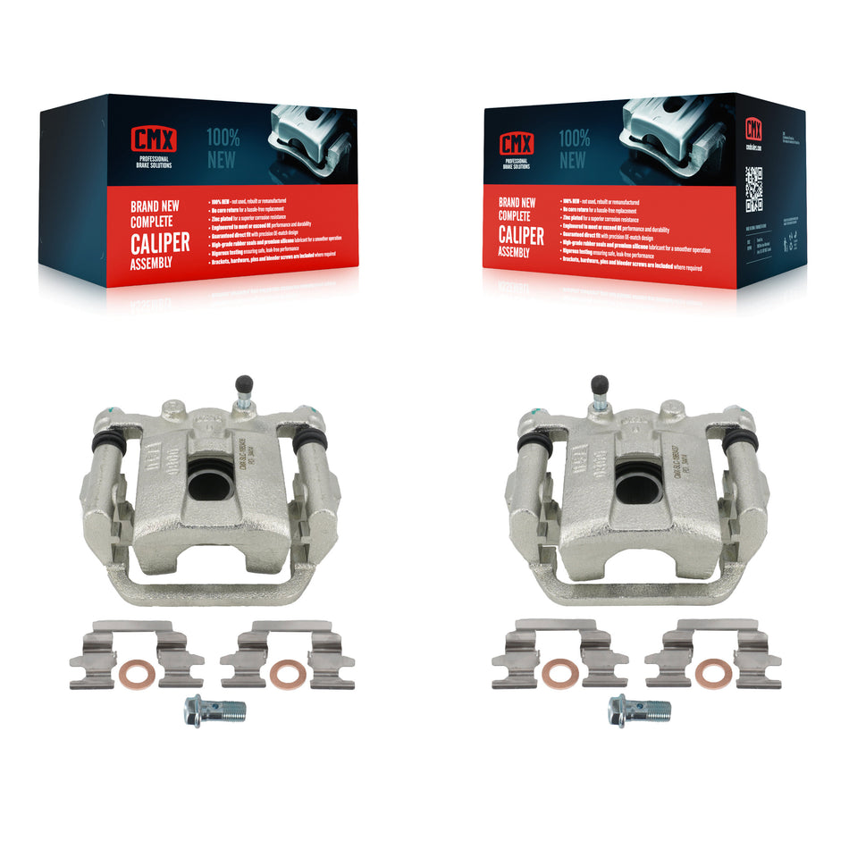 Rear Disc Brake Caliper Assembly Left Right Side (Driver Passenger) Kit For Nissan Rogue Select X-Trail KBC-100425