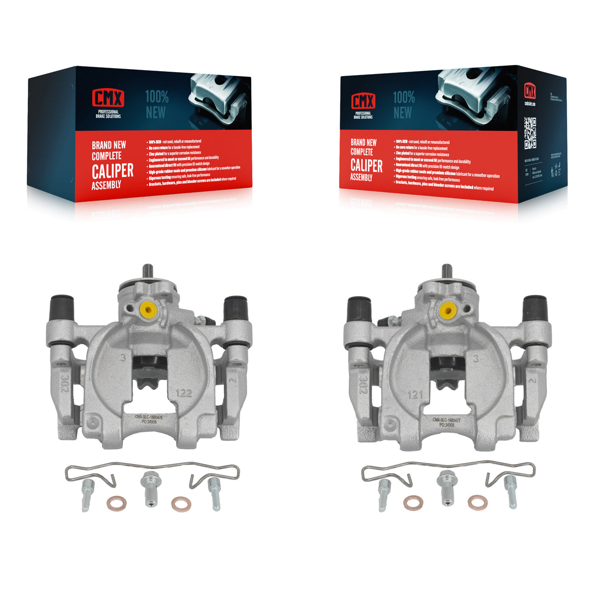 Rear Brake Caliper Kit For Ford Fusion Lincoln MKZ Continental Police Responder Hybrid KBC-100427