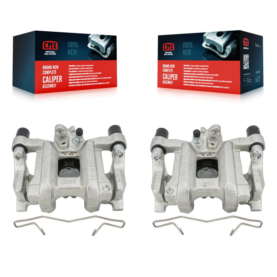 Rear Disc Brake Caliper Left Right Side (Driver Passenger) Kit For Honda Civic Insight KBC-100430