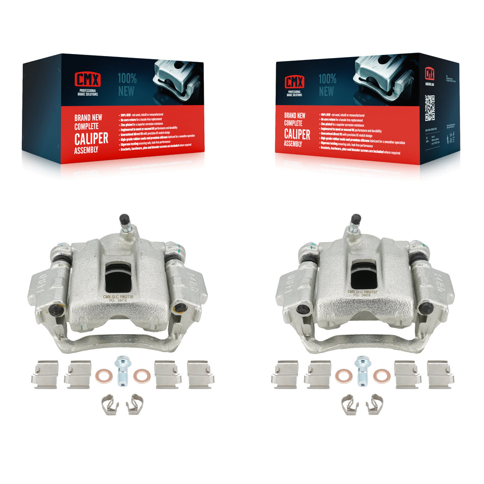 Rear Disc Brake Caliper Assembly Left Right Side (Driver Passenger) Kit For Toyota 4Runner Lexus Sequoia GX460 GX470 KBC-100438