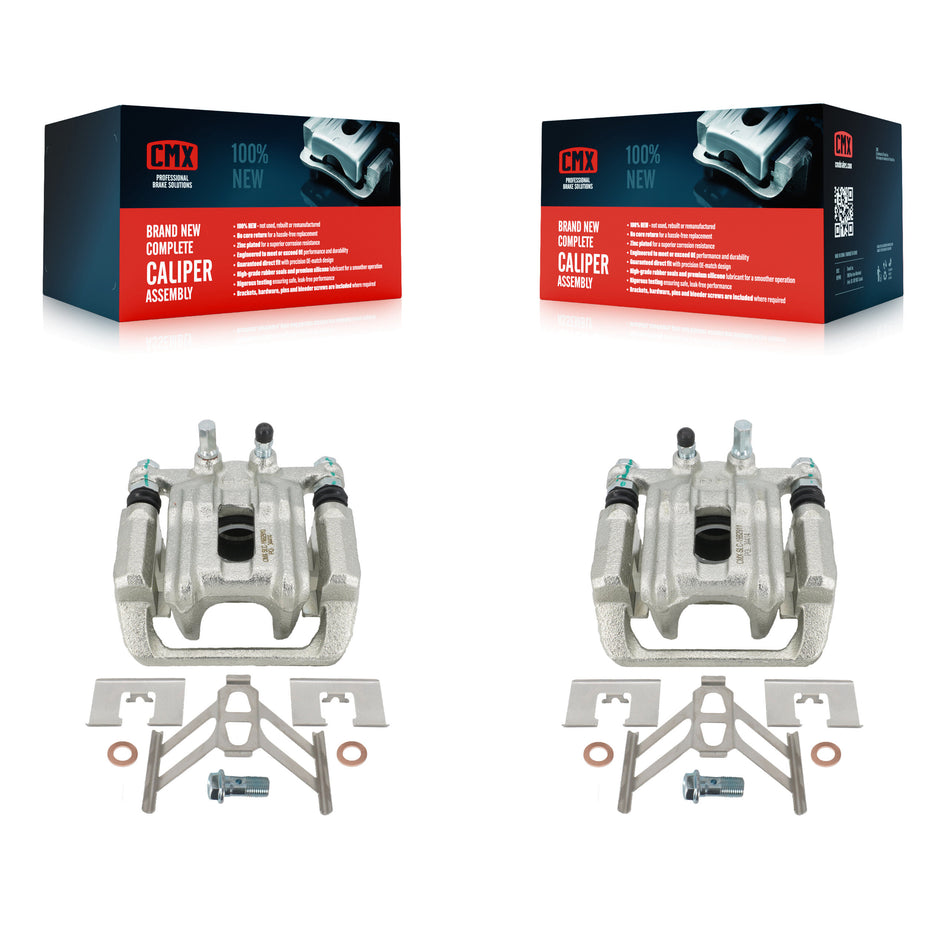 Rear Disc Brake Caliper Assembly Left Right Side (Driver Passenger) Kit For 2005-2006 Honda CR-V KBC-100451