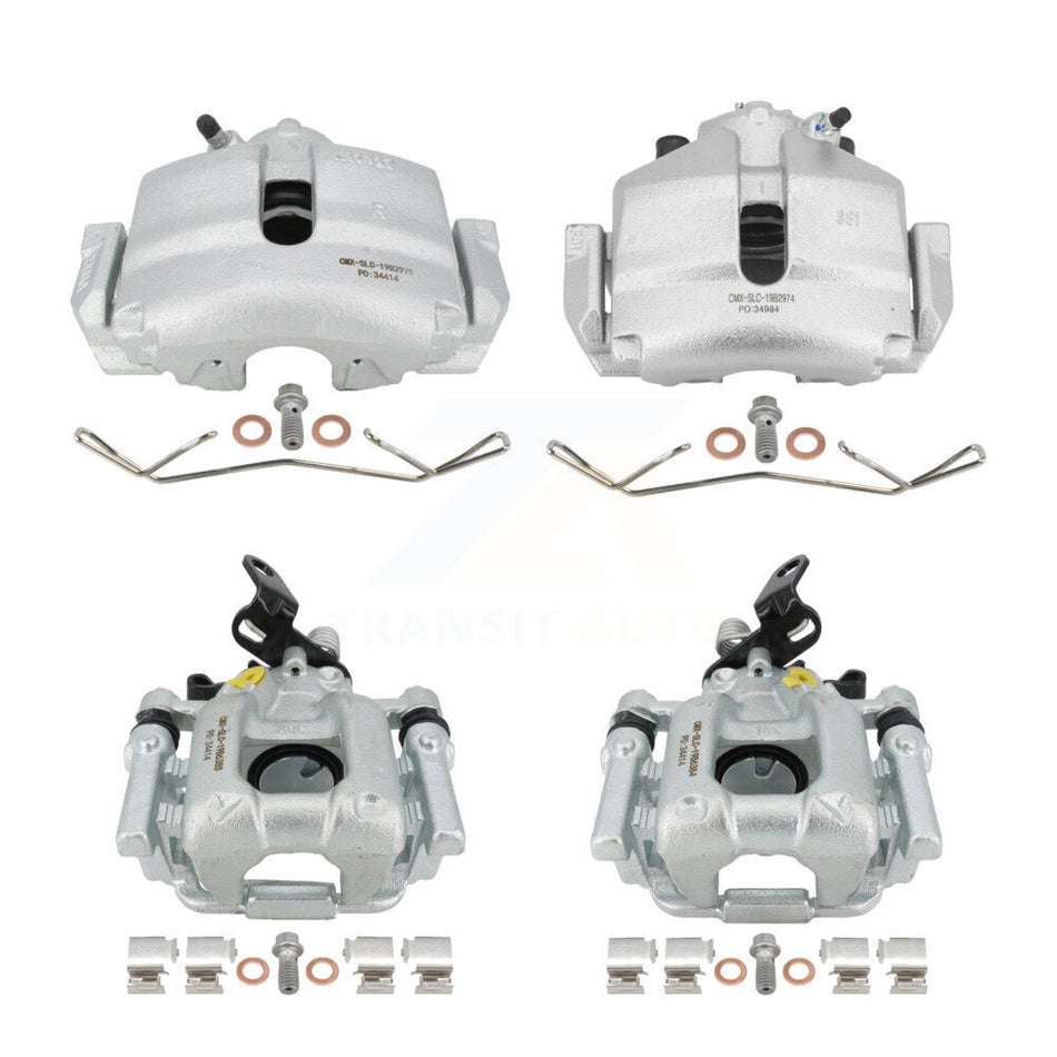 Front Rear Disc Brake Caliper Assembly Left Right Side (Driver Passenger) Kit For Volkswagen Jetta Beetle Golf KBC-100457