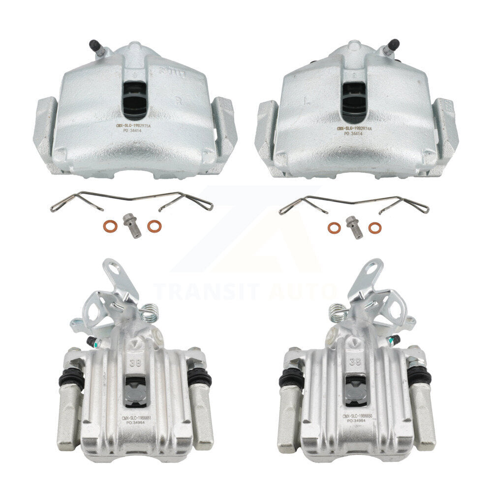 Front Rear Brake Caliper Left Right Side (Driver Passenger) Kit For Volkswagen Beetle KBC-100459