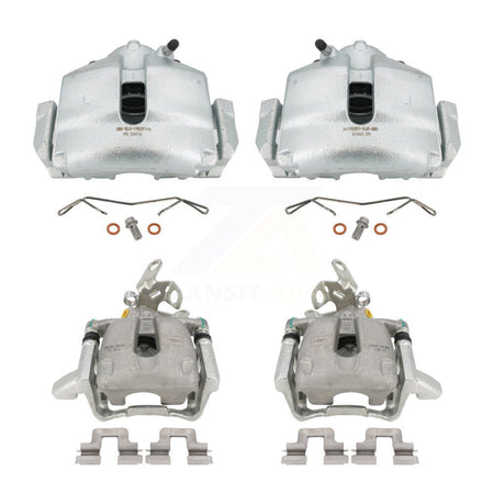 Front Rear Disc Brake Caliper Assembly Left Right Side (Driver Passenger) Kit For Volkswagen Jetta GTI Audi A3 Quattro KBC-100462 by CMX