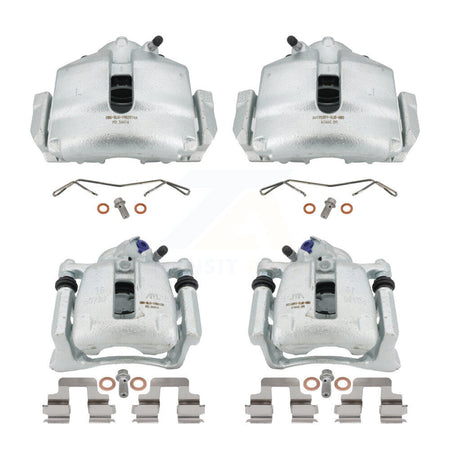 Front Rear Disc Brake Caliper Assembly Left Right Side (Driver Passenger) Kit For Volkswagen CC Passat KBC-100467 by CMX