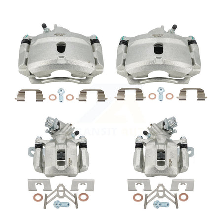 Front Rear Disc Brake Caliper Left Right Side (Driver Passenger) Kit For Honda Civic KBC-100469