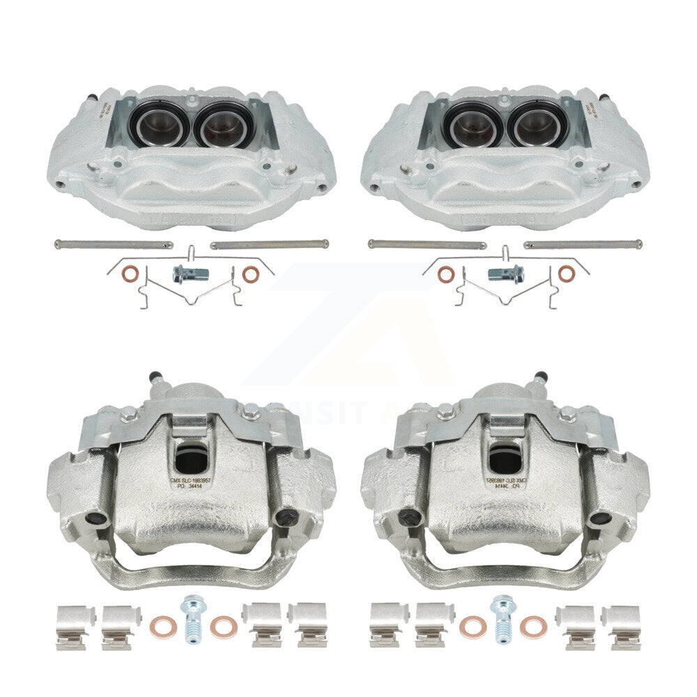 Front Rear Disc Brake Caliper Assembly Left Right Side (Driver Passenger) Kit For Lexus LX570 Toyota Land Cruiser KBC-100476 by CMX