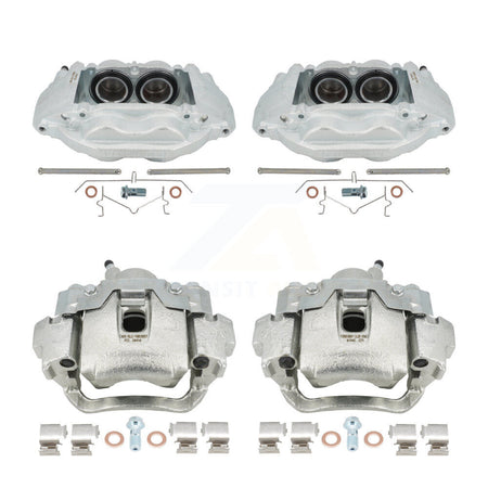 Front Rear Disc Brake Caliper Assembly Left Right Side (Driver Passenger) Kit For Lexus LX570 Toyota Land Cruiser KBC-100476 by CMX