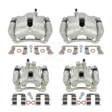 Front Rear Disc Brake Caliper Assembly Left Right Side (Driver Passenger) Kit For Hyundai Tucson Kia Sportage KBC-100479 by CMX