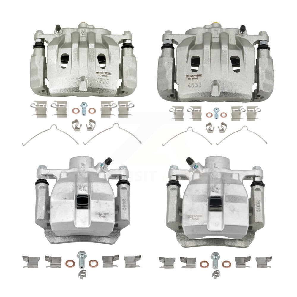 Front Rear Brake Caliper Left Right Side (Driver Passenger) Kit For Lexus RX350 RX450h KBC-100481