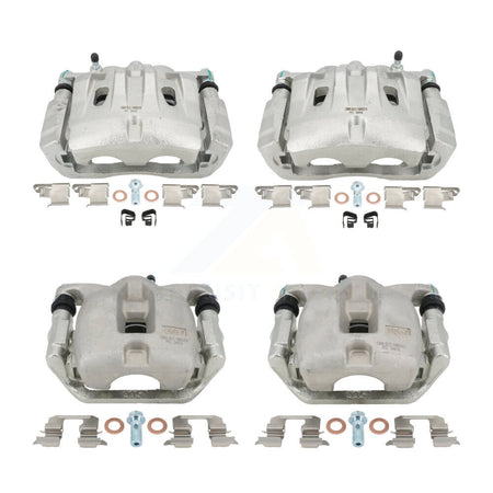 Front Rear Brake Caliper Left Right Side (Driver Passenger) Kit For Toyota Highlander KBC-100482