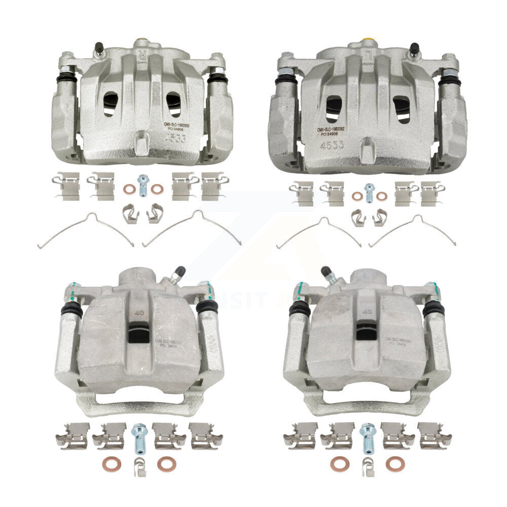 Front Rear Brake Caliper Left Right Side (Driver Passenger) Kit For Lexus RX350 RX450h KBC-100485
