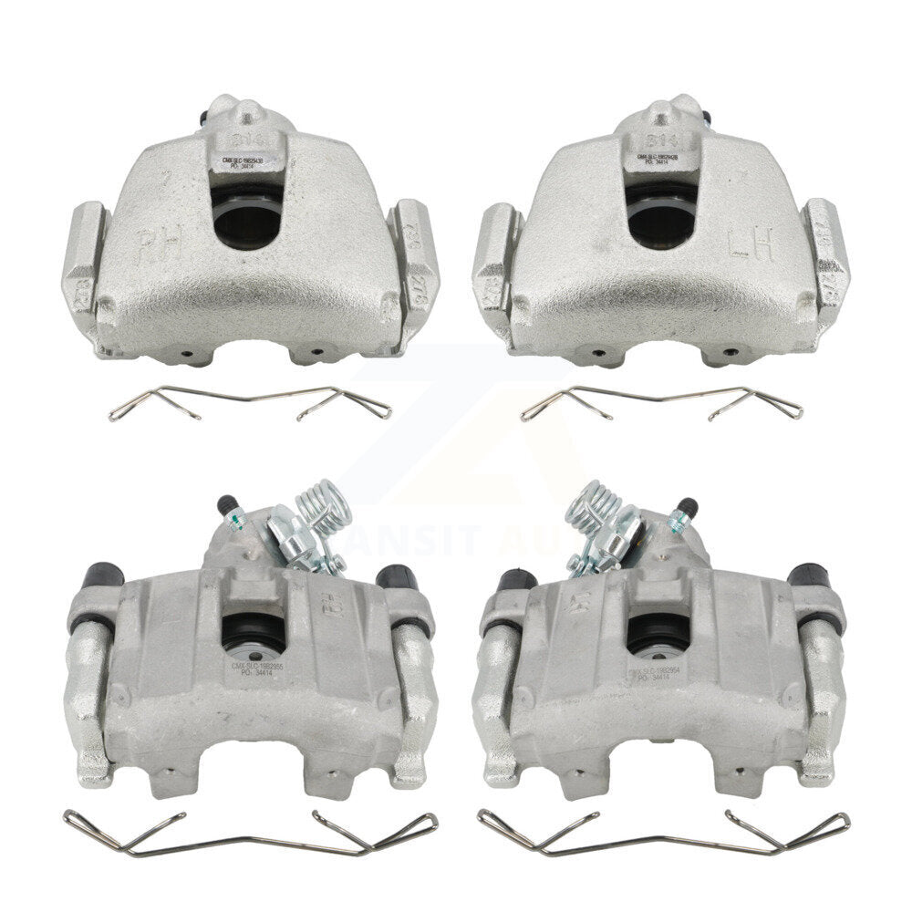 Front Rear Disc Brake Caliper Left Right Side (Driver Passenger) Kit For Mazda 3 Sport KBC-100492
