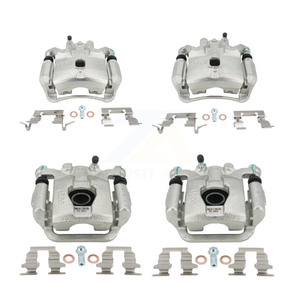 Front Rear Disc Brake Caliper Left Right Side (Driver Passenger) Kit For Nissan Sentra KBC-100496