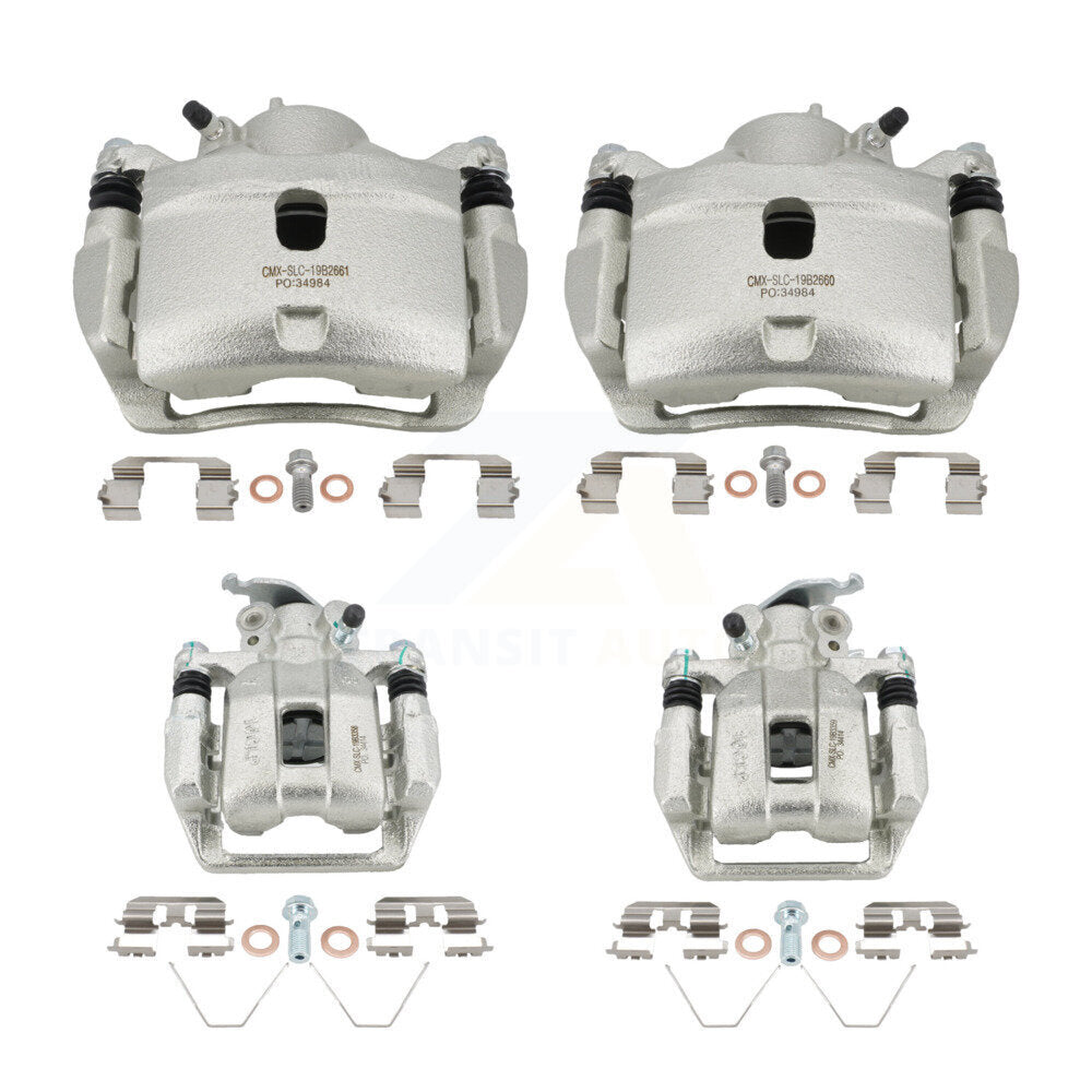 Front Rear Disc Brake Caliper Left Right Side (Driver Passenger) Kit For Honda Accord KBC-100499