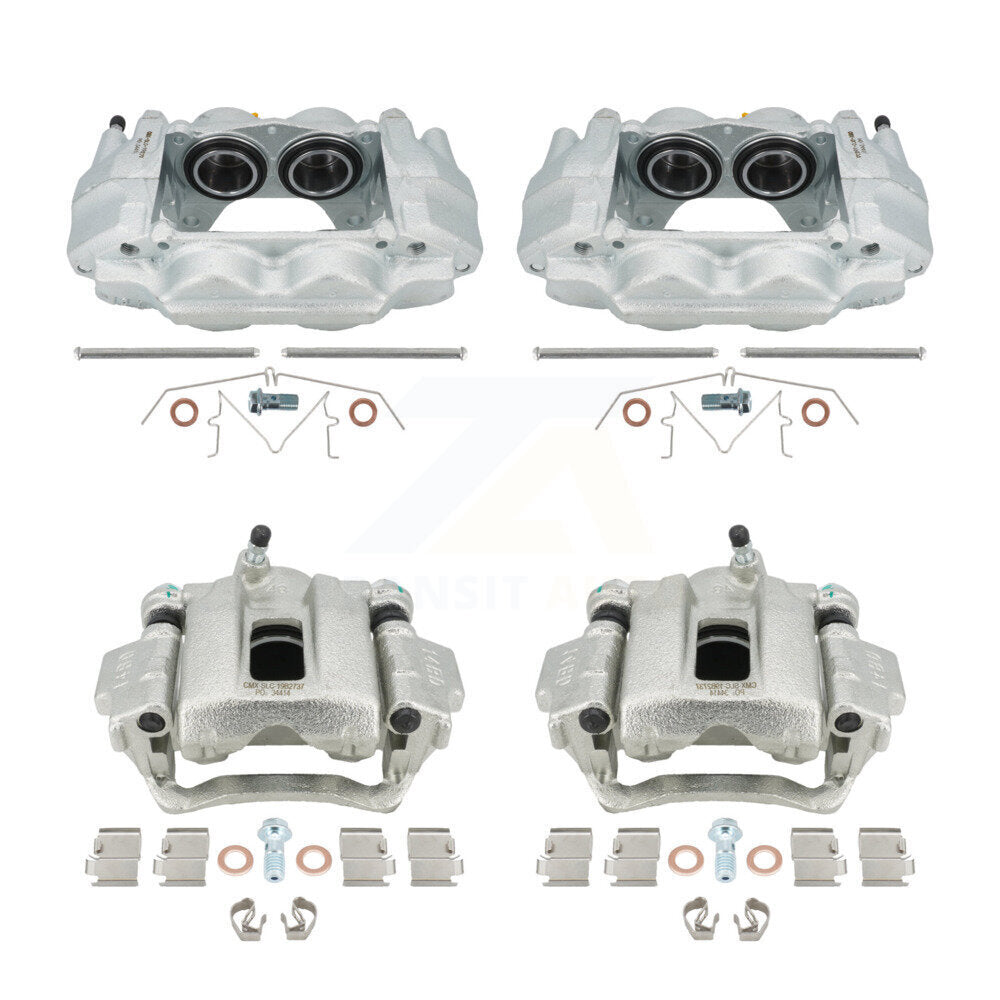 Front Rear Disc Brake Caliper Assembly Left Right Side (Driver Passenger) Kit For Toyota 4Runner Lexus GX460 KBC-100509 by CMX