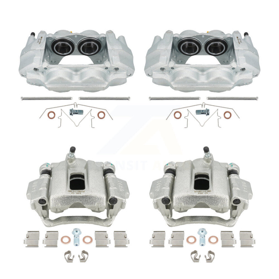 Front Rear Disc Brake Caliper Assembly Left Right Side (Driver Passenger) Kit For Toyota 4Runner Lexus GX460 KBC-100509 by CMX