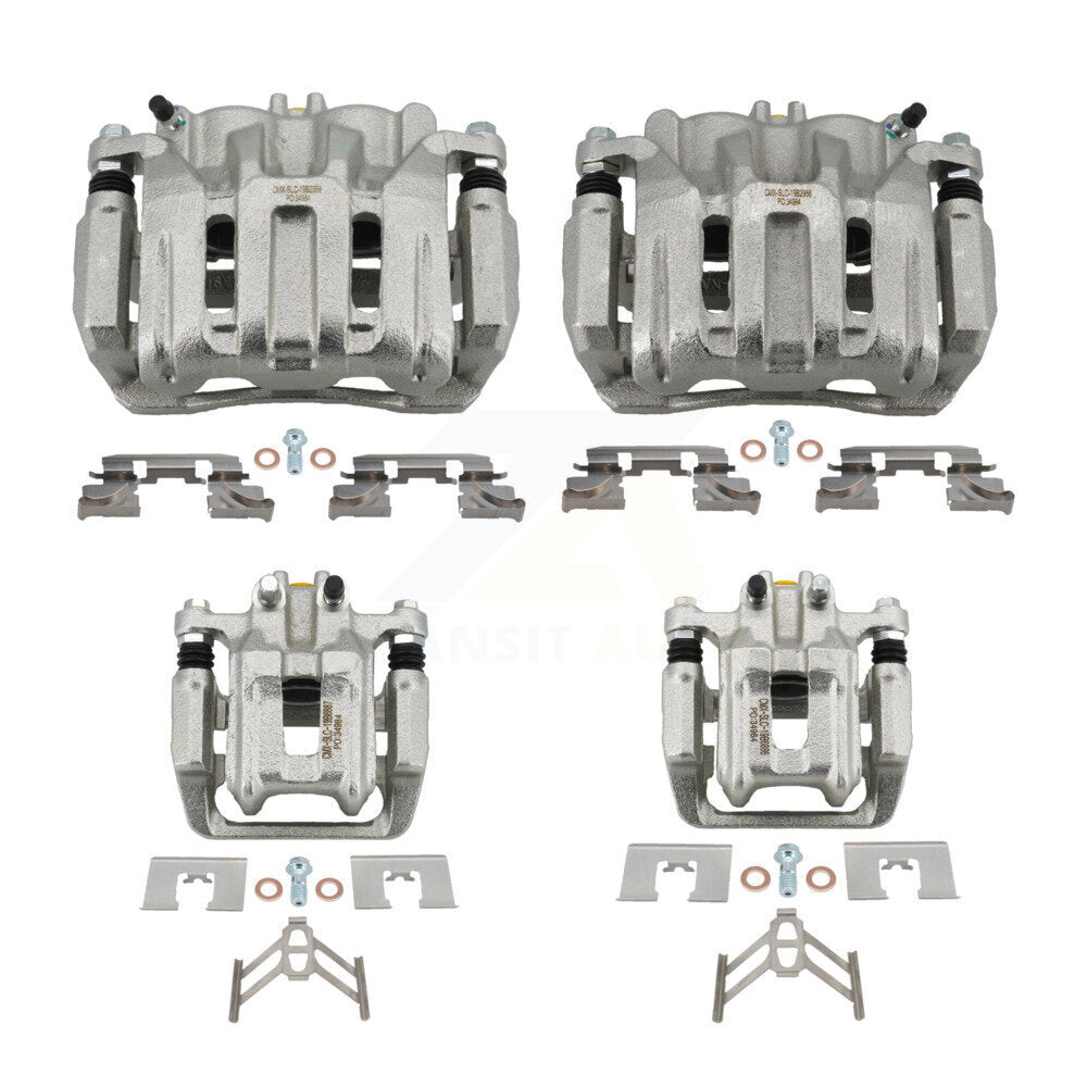 Front Rear Brake Caliper Left Right Side (Driver Passenger) Kit For Honda CR-V Crosstour KBC-100511
