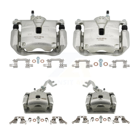 Front Rear Brake Caliper Left Right (Driver Passenger) Kit For 2016-2018 Mazda CX-3 AWD KBC-100515