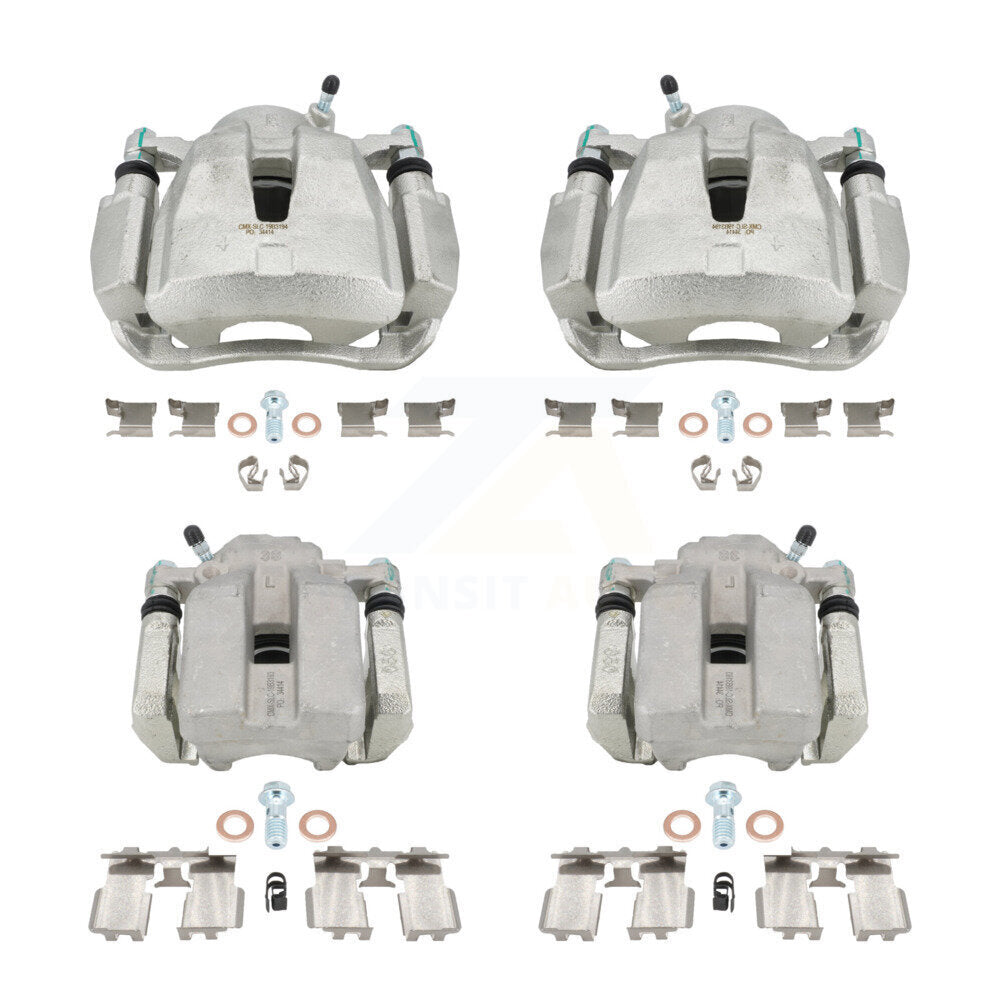 Front Rear Disc Brake Caliper Assembly Left Right Side (Driver Passenger) Kit For Toyota RAV4 KBC-100547 by CMX