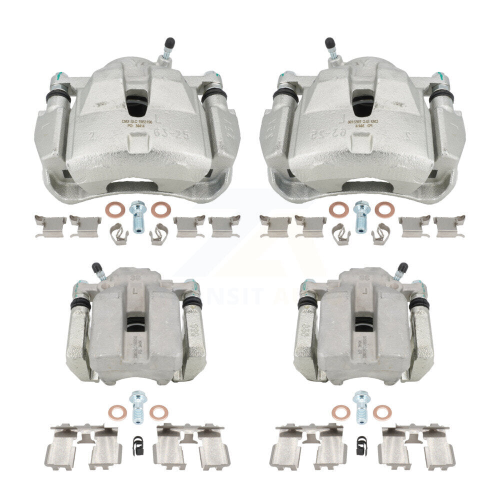 Front Rear Disc Brake Caliper Assembly Left Right Side (Driver Passenger) Kit For Toyota RAV4 KBC-100549 by CMX