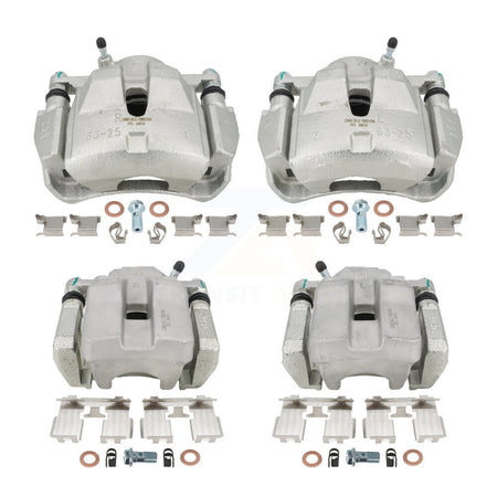Front Rear Disc Brake Caliper Left Right Side (Driver Passenger) Kit For Toyota RAV4 LE KBC-100550