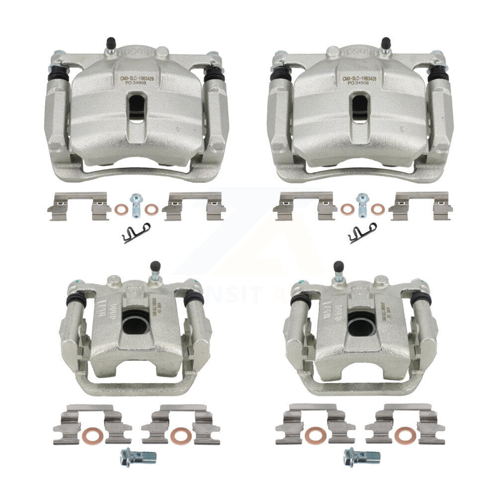 Front Rear Brake Caliper Left Right Side (Driver Passenger) Kit For Nissan Rogue Select KBC-100554