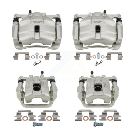 Front Rear Brake Caliper Left Right Side (Driver Passenger) Kit For Nissan Rogue Select KBC-100554