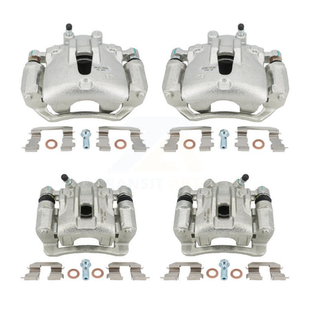 Front Rear Disc Brake Caliper Assembly Left Right Side (Driver Passenger) Kit For Kia Forte Koup Forte5 2.0L KBC-100557 by CMX