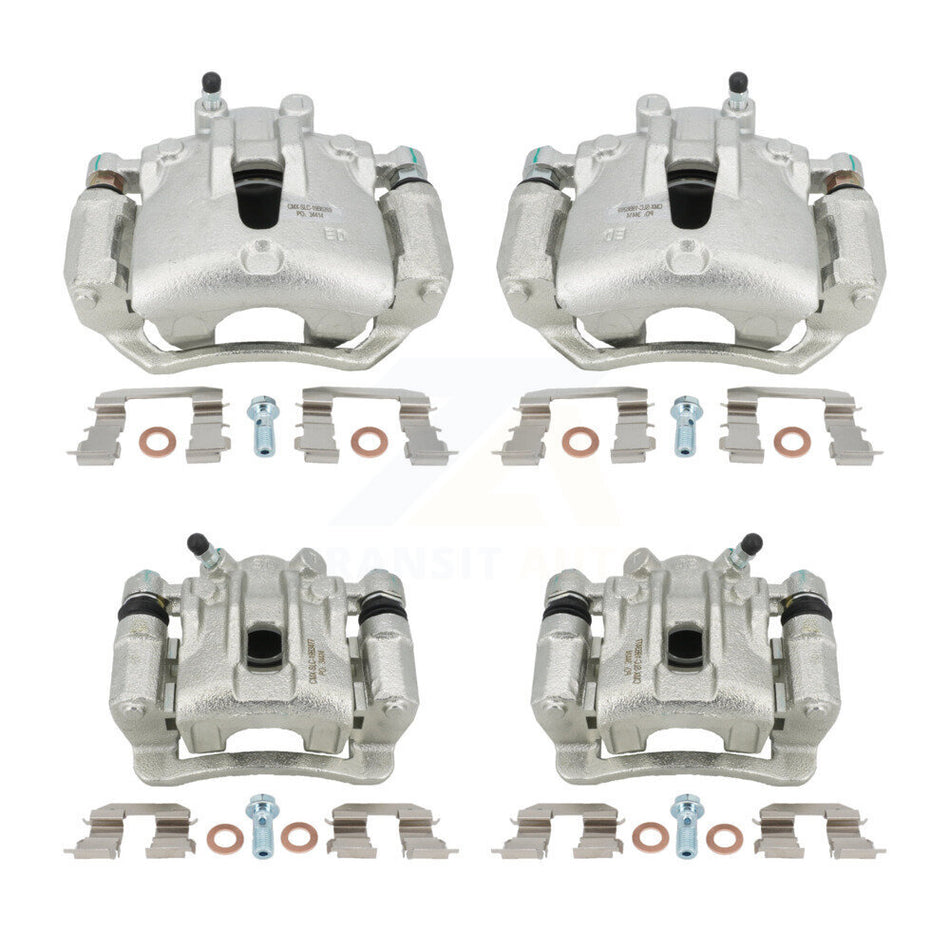 Front Rear Disc Brake Caliper Assembly Left Right Side (Driver Passenger) Kit For Kia Forte Koup Forte5 2.0L KBC-100557 by CMX