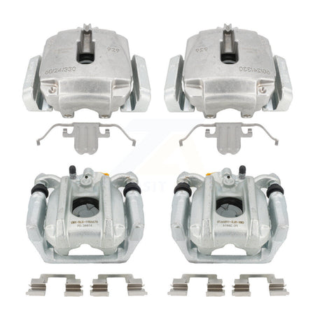 Front Rear Disc Brake Caliper Assembly Left Right Side (Driver Passenger) Kit For BMW 528i xDrive KBC-100563 by CMX