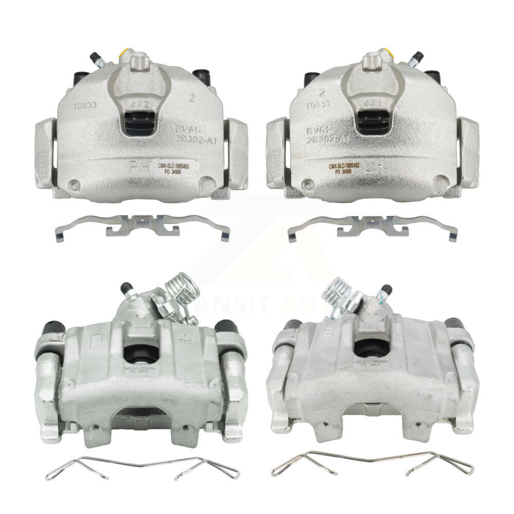 Front Rear Disc Brake Caliper Left Right Side (Driver Passenger) Kit For Ford Escape KBC-100578