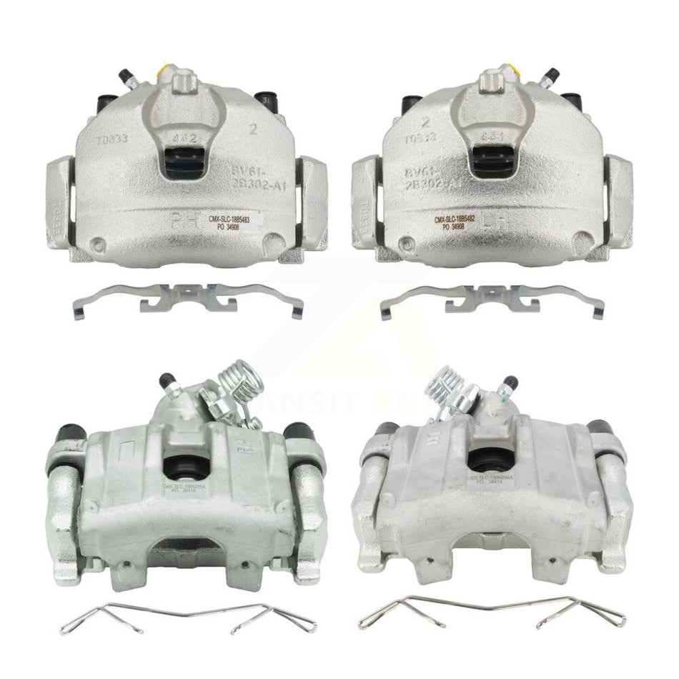 Front Rear Disc Brake Caliper Left Right Side (Driver Passenger) Kit For Ford Escape KBC-100578