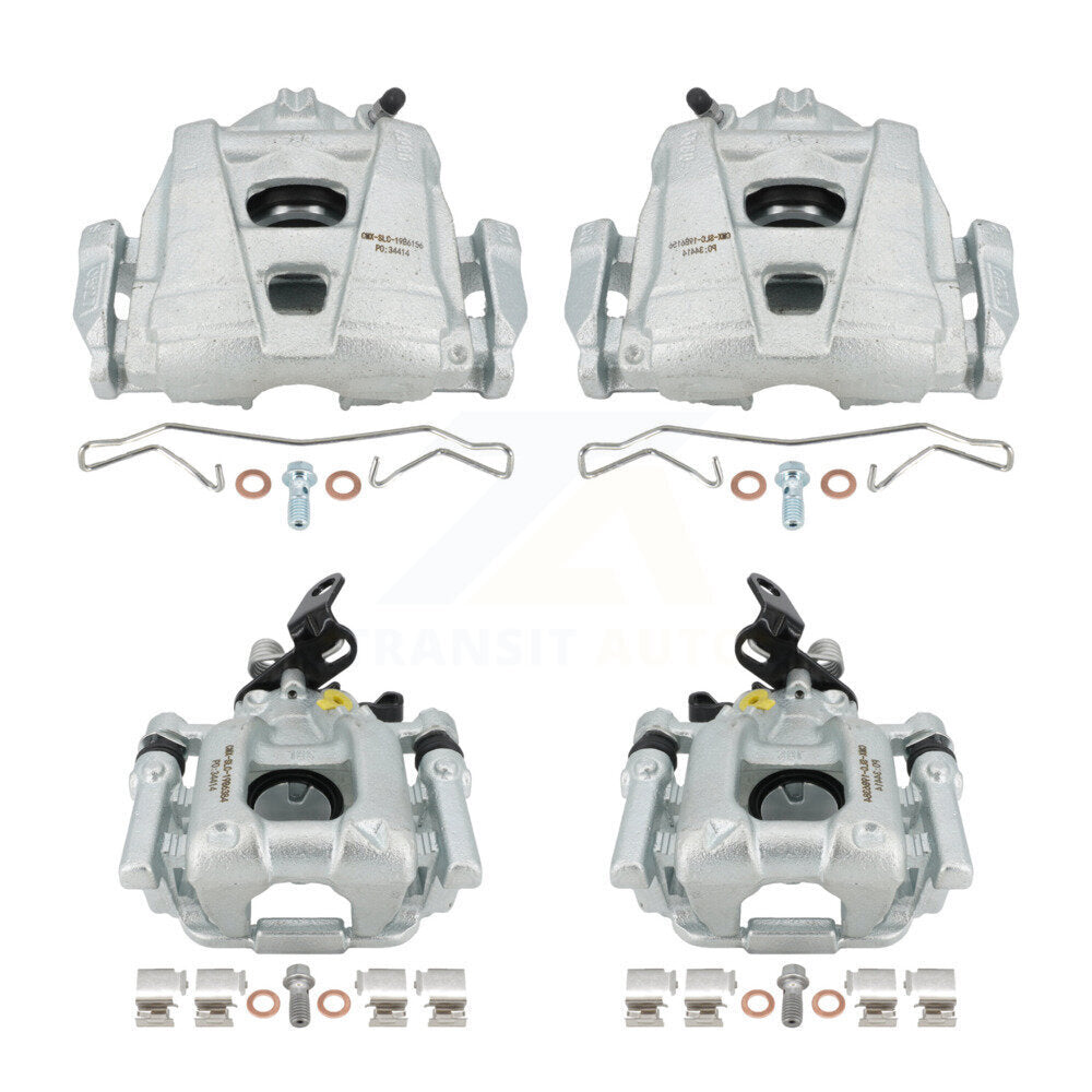 Front Rear Disc Brake Caliper Assembly Left Right Side (Driver Passenger) Kit For Volkswagen Passat KBC-100583 by CMX