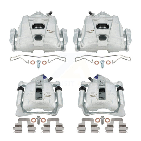 Front Rear Disc Brake Caliper Assembly Left Right Side (Driver Passenger) Kit For 2009-2011 Volkswagen Tiguan KBC-100584 by CMX