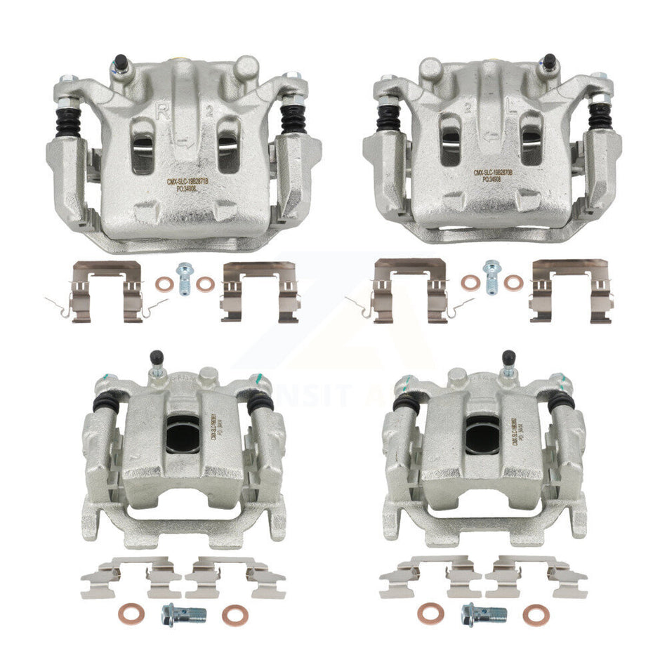 Front Rear Brake Caliper Left Right Side (Driver Passenger) Kit For INFINITI EX35 G37 G35 KBC-100588