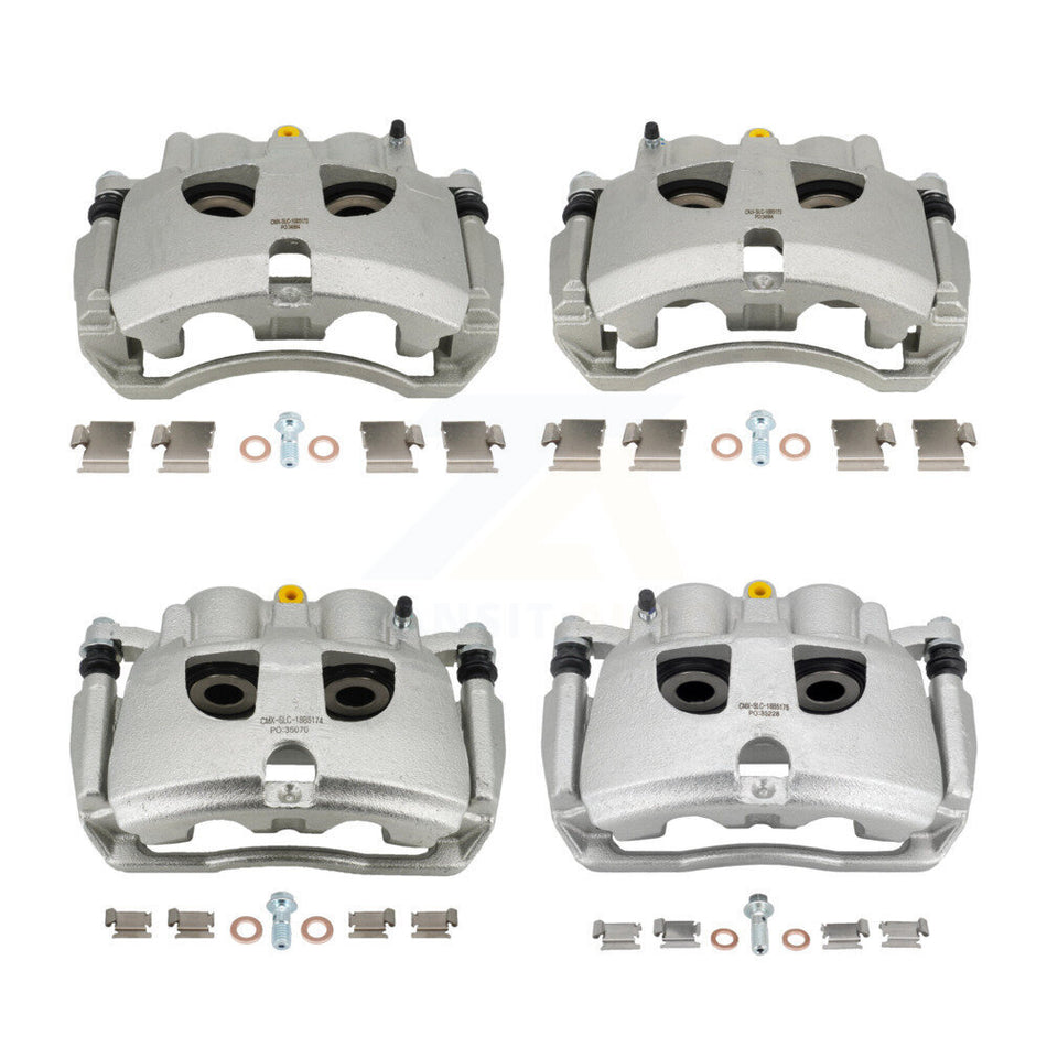 Front Rear Brake Caliper Left Right Side (Driver Passenger) Kit For Ram 3500 2500 Dodge KBC-100594