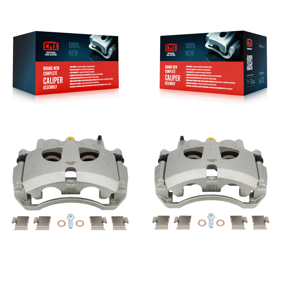 Front Brake Caliper Left Right Side (Driver Passenger) Kit For Ram 3500 2500 Dodge 4000 KBC-100599